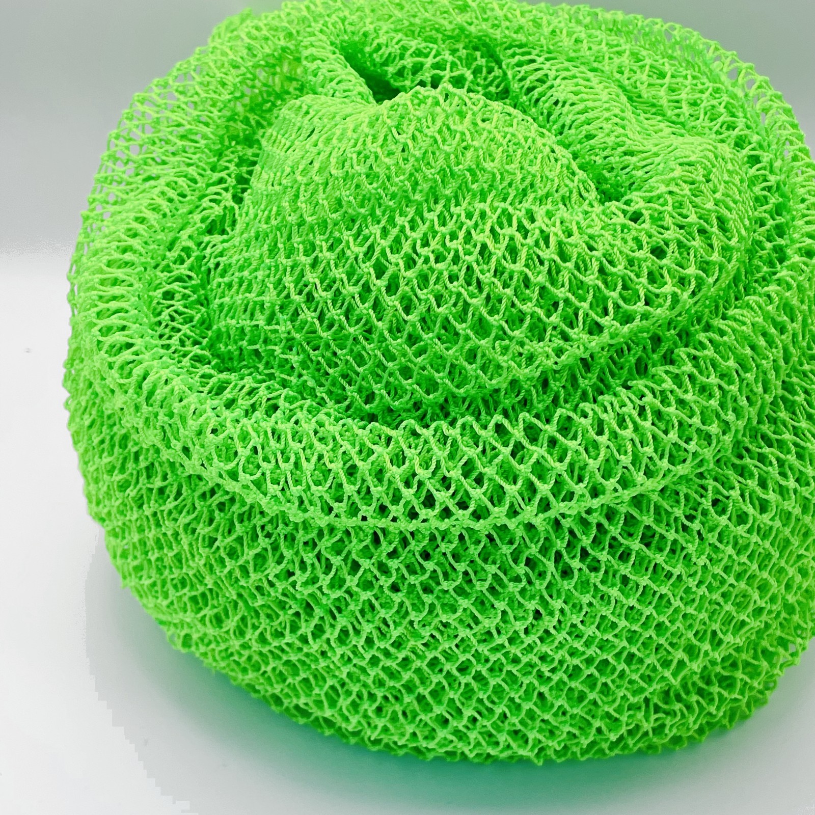Green sapo sponge, African net sponge, natural exfoliating scrubber