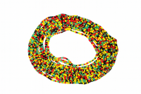 Handcrafted multicolor African waist beads